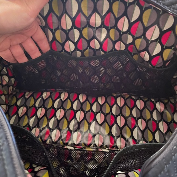 Vera Bradley Black Diaper Bag (“Stroll Around Baby Bag”) - Picture 8 of 12